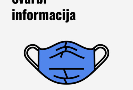 Renginiuose nebūtina dėvėti respiratorius