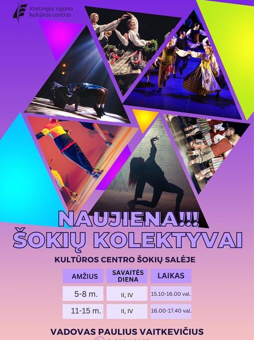 Vaikų šokių kolektyvas kviečia