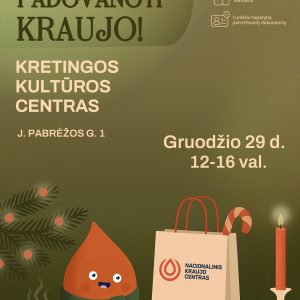 KRETINGA2025.12.29, Kultūros centras Kretingoje