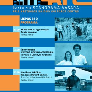 LIFEART Afisa 07.31 Musu Spaudai, Kultūros centras Kretingoje