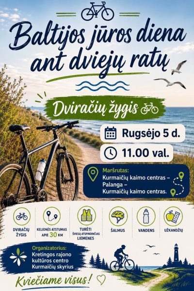Dviračių žygis „Baltijos jūros diena ant dviejų ratų“