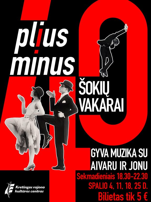 Šokių vakarai ,,± 40″ sekmadieniais