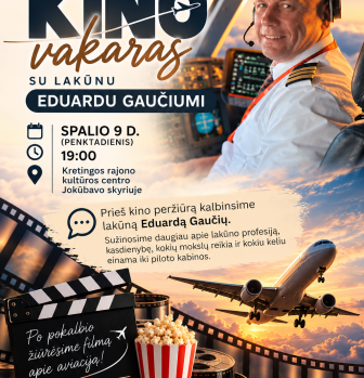 Susitikimas-pokalbių vakaras „Aviacija iš arti“ su lakūnu Eduardu Gaučiumi
