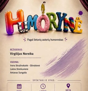 Teatro popietė „Kor to tou mate“. Kretingos rajono Kartenos kamerinio teatro spektaklis „Humorynė“ pagal lietuvių autorių humoreskas (rež. V. Noreika)