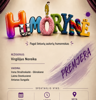 Spektaklis „Humorynė“ Spektaklis „Humorynė“